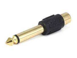 MONOPRICE 1/4IN (6.35MM) TS MONO PLUG TO RCA JACK
