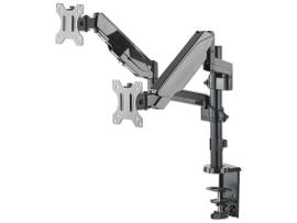 UNIVERSAL GAS SPRING DUAL MONITOR MOUNT
