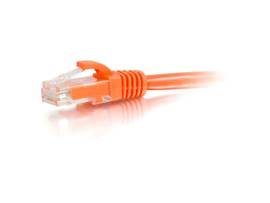 C2G 25FT CAT6 SNAGLESS UTP CBL-ORG