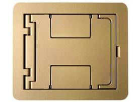 LEGRAND-WIREMOLD FLOORPORT FLANGELESS BLAN