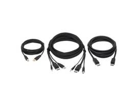 P783-010-DPU - DisplayPort KVM Cable Kit - DisplayPort, USB, 3.5 mm Audio (3xM/3