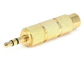 MONOPRICE METAL 3.5MM TRS STEREO PLUG TO 1/4IN (6.