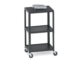 BRETFORD AV CART, ADJ TOP SHELF, 5 CASTERS