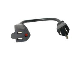 12IN SHORT EXTENSION CORD 5-15R TO 5-15P