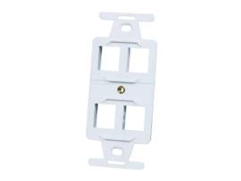 LEGRAND-ORTRONICS 106 FRAME,KEYSTONE,4 HOLE WHITE