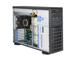 SUPERMICRO BLACK 4U TOWER SC745BAC WITH REDUNDANT 1230W POWERSUPPLY