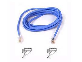 BELKIN 100FT CAT5E CABLE IN BLUE