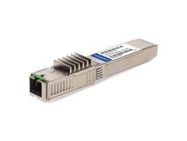 THIS MSA COMPLIANT SFP+ TRANSCEIVER PROVIDES XGS-N1/N2 THROUGHPUT UP TO 20KM OVE