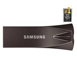SAMSUNG BAR PLUS 512GB USB 3.2 FLASH DRIVE TITAN GRAY