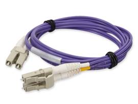ADD-ON 10M LC M/M OM1 PURPLE FIBER PATCH CBL