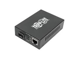 TRIPPLITE SFP FIBER ETHERNET MEDIA CONVERTER POE+