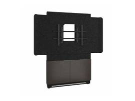 FRM,DSTAND,48WX75H,FLTWALL,S5665,A3,BLK
