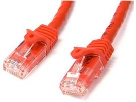 15FT CAT6 ETHERNET CABLE RED 100W POE