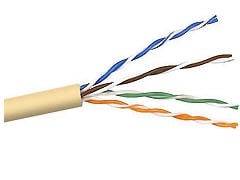 BELKIN CAT5E SOLID BULK 4PR;24AWG 1000 YLW PLNM