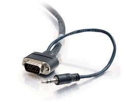 C2G 50FT PLENUM VGA+3.5MM CABLE