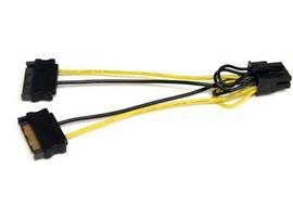 6 SATA TO 8PIN PCIE POWER CABLE ADAPTER
