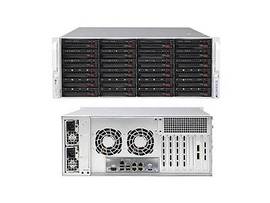 SUPERMICRO BLACK 4U SC846B W/ SAS3 DUAL EXP, 1200W PWS,ROHS
