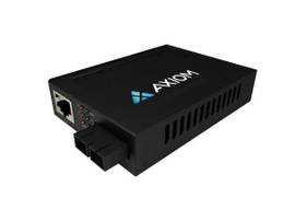 AXIOM 1GBS POE RJ45 TO 1000BASE-LX FIBER MEDIA CONVERTER - SMF, SC, 10KM, 1310NM