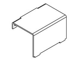 LEGRAND-WIREMOLD SINGLE GANG COMM PLATE BL
