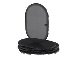 AXIS TC1706 BLACK FRONT MESH COVER IS SOLD AS SPARE PARTS TO THE AXIS C1111-E NETWORK CABINET SPEAKER.