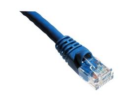 AXIOM 1FT CAT6 550MHZ S/FTP SHIELDED PATCH CABLE MOLDED BOOT (BLUE)