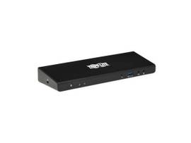 TRIPP LITE USB-C DOCK, DUAL DISPLAY - 5K 60 HZ DP, 4K 60 HZ HDMI, USB 3.2 GEN 1, USB-A/C HUB, GBE, 85W PD CHARGING, EU/UK POWER ADAPTERS