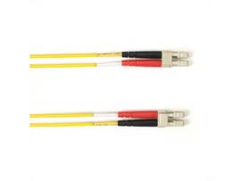OM3 50/125 Multimode Fiber Patch Cable OFNP Plenum LC-LC YL 3M