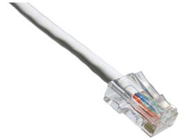 AXIOM 10FT CAT6 550MHZ PATCH CABLE NON-BOOTED (WHITE)