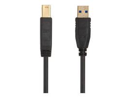 MONOPRICE USB 3.0 TYPE-A TO TYPE-B CABLE 6FT BLACK