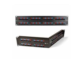 SIEMON COPPER, PATCH PANEL, MAX, , UTP, 24 OPENINGS, FLAT, 1U, BLACK, DETACHED WIRE MANAGER