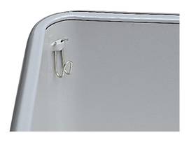 SAFCO REFLECTNS RECEPTACLE PUSH TOP