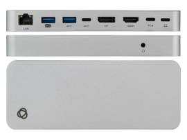 KRAMER PORTABLE DOCKING STATION - ADAPTER USB TYPE-C TO USB TYPE-C/HDMI/DP/RJ45/USB/PD/AUDIO 3.5