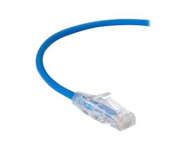 BLACK BOX CORP SLIM-NET CAT6A CABLE  BLUE 3 FOOT