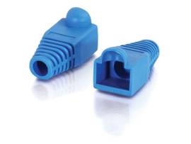 C2G RJ45 SNAGLESS BOOT COVER-BLUE 50PK