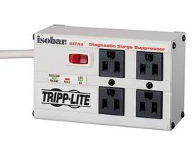 TRIPP LITE 4OUTLETS 6FT 3330 JLS METAL LED SUPRSR