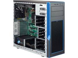 SUPERMICRO S5 MID-TOWER CHASSIS FOR SYS ASSEMBLY (BLUE) W/ 750W (PART)