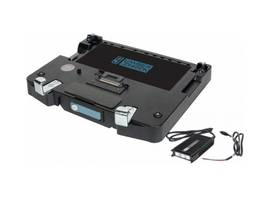 PANASONIC KIT: PANASONIC TOUGHBOOK 55 DUAL RF LITE PORT REPLICATION LAPTOP VEHICLE DOCKING STATION. KEYED ALIKE (7160-0577-22) AND LIND 120W AUTO