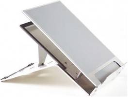 ERGO-Q ULTRA-PORTABLE LAPTOP STAND - COMPACT SIZE - HYLITE ALUMINUM