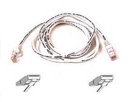 CABLE,CAT5E,UTP,RJ45M/M,3 ,WHT,PATCH,SNAGLESS