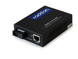 AddOn 10/100Base-TX(RJ-45) to 100Base-BXU(SC) BiDi SMF 1310nmTX/1550nmRX 40km Me