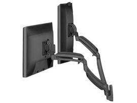 LEGRAND-CHIEF K1 WALL MNT DUAL DISP DUAL 2L ARMS BLK
