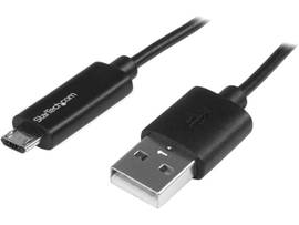 CABLE 1M MCR USB WITH LED CHARGE LIGHT