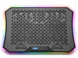 ALURATEK USB LAPTOP COOLING PAD ERGONOMIC W/ RGB LIGHTS