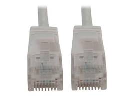 TRIPPLITE CAT6 CABLE SNAGLESS SLIM M/M WHITE 6IN