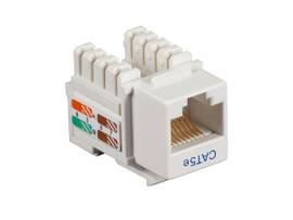 BLACK BOX CORP CAT5E KEYSTONE JACK WHITE 5 PACK