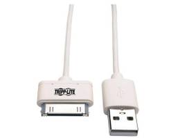 TRIPP LITE USB SYNC/CHARGE CABLE WHITE 3 FT. (1 M)