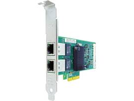 AXIOM 10/100/1000MBS DUAL PORT RJ45 PCIE X4 NIC CARD FOR DELL - 430-1792