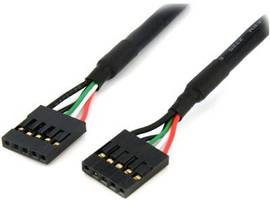 18IN USB IDC MOTHERBOARD HEADER CABLE