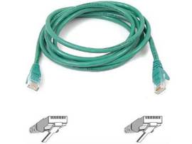 BELKIN CAT6 SNGLS PATCH CBL RJ45M 12 GREEN