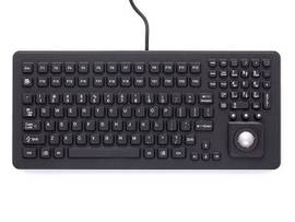 IKEY THE NEW DU-5K-TB BY IKEY FEATURES ONE OF OUR MOST POPULAR INDUSTRIAL KEYBOARD LAYOUTS WITH AN INTEGRATED, 25MM LASER TRACKBALL.